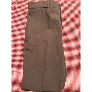 Vintage JB Blair Men's Khaki Trousers Size 36x34 Flat Front Polyester Dress